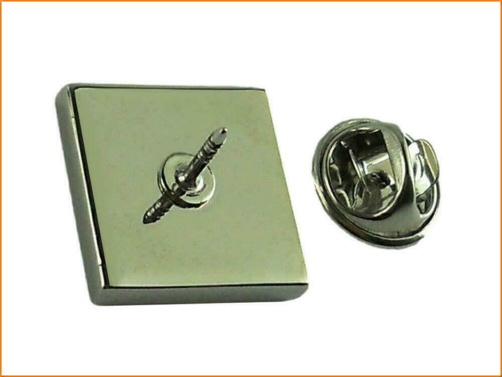 Pin Badge Pins Lapel Pin Brooch Square Square Square Square Square Silver