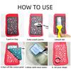Polymer Clay Silk Screen Stencils Reusable Silkscreen Print Kit for Printing Clay Stamps Jewelry Earrings Decoration Template