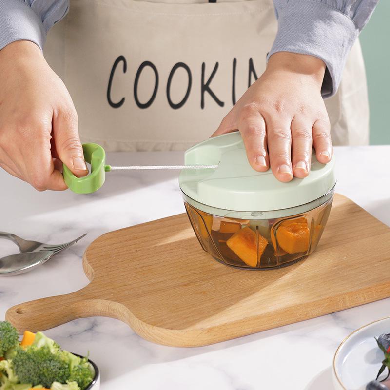 Manual Garlic & Onion Puller: Seasoning, Dumpling, Ginger, Meat Grinder, Pumpkin & Potato Puree, Baby Food Maker, Food Processor