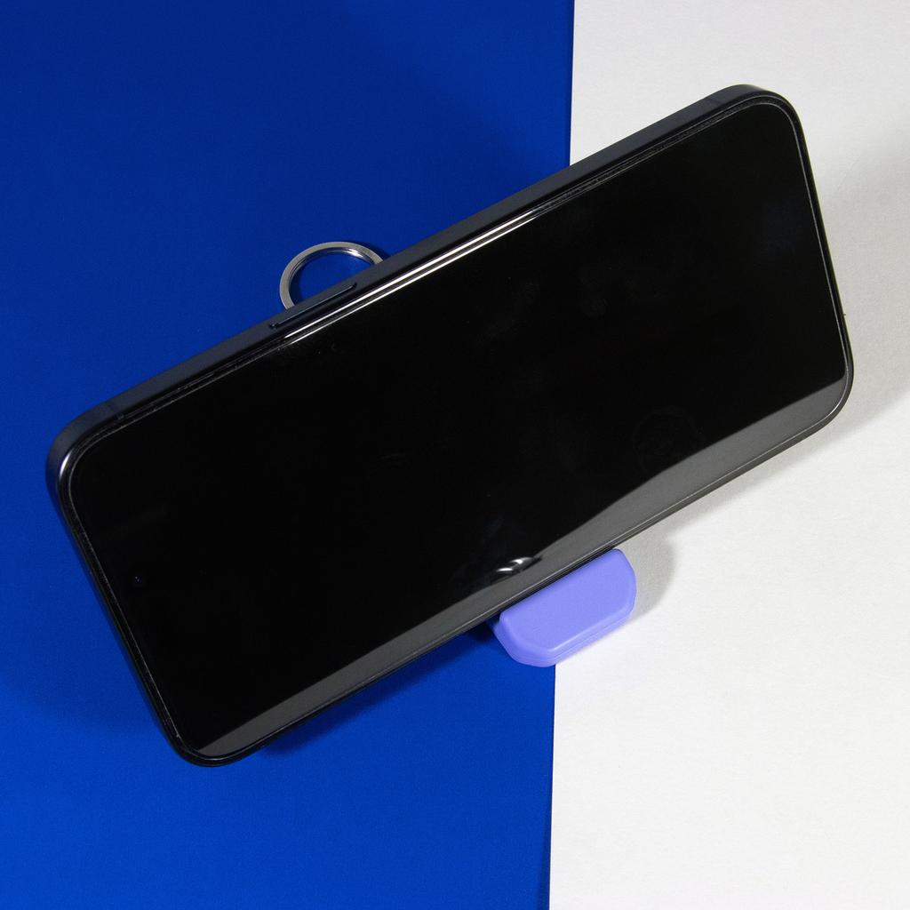 Stojany na telefon Mini přenosný líný držák na telefon s přívěskem na klíče Stojan na telefon Univerzální