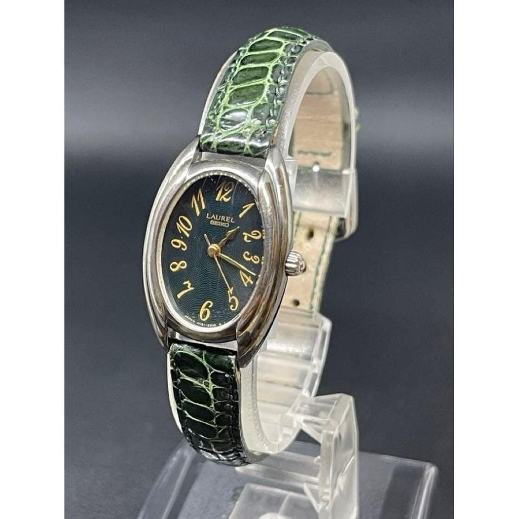 Used Rare / Vintage SEIKO Laurel SV925 Sterling Silver Solid Silver