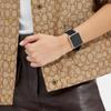 Coach Apple Watch  Strap  42 Mm And 44 Mm Ci990 Black