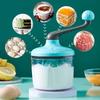 Multifunktionaler Handrührer, halbautomatischer Eierquirl, Handkurbel-Mixer, Kuchen- und Sahnerührer, lebensmittelecht, HD-Qualität, für die Küche