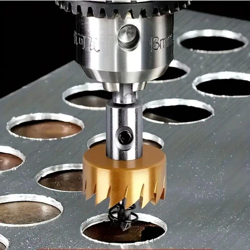 Heavy Duty Hole Opener Drill Bits Wear-resistant Drill Bit Set Hole Opener Cutter  Stainless Steel