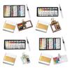 Watercolor Palette Set Mini Pocket Artist Travel Kit Compact Sketch Board with 8/15 Colors Portable Size Color Mixing Kit