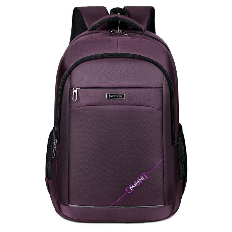 Unisexový batoh | Cestovní taška s více kapsami a zapínáním na zip, vhodná na služební cesty a krátké výlety - Černá