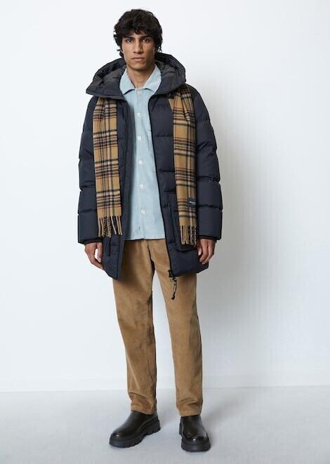 Winter Jacket Marc O'Polo Hooded Down Jacket Regular (M29096070136) Dark Navy