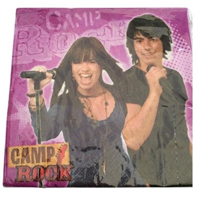 Camp Rock Paper Napkins (Pack of 20)