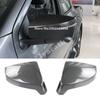 For Isuzu MU-X MU X  2024 2025 ABS carbonfiber black look Side Door Mirror Rear View Rearview Caps Trim Car  Accessories