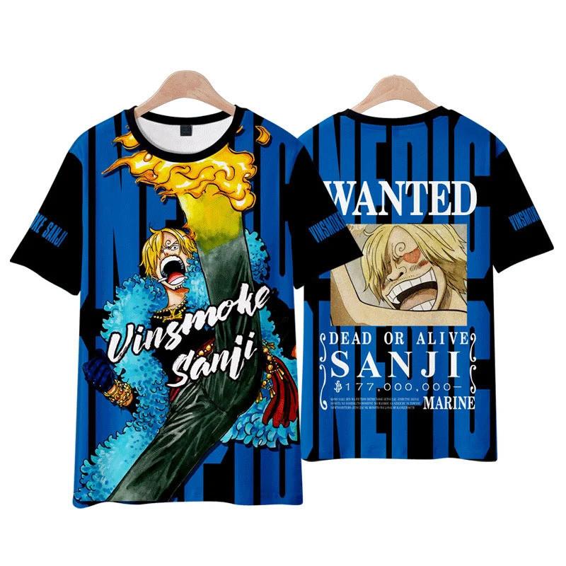 Men's Cartoon T-shirt 3D Short Sleeve TESS Street Fashion T-shirt, Large Size Clothes