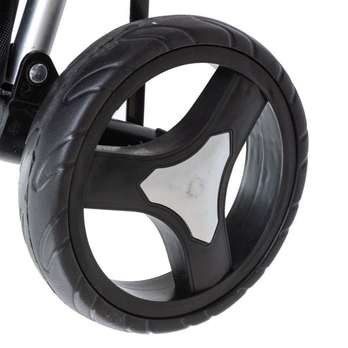 Atmosphera Alu 2-wheel Folding Market Trolley - Black