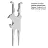 3-in-1 Magnetic Golf Multi-Tool for Golf Cart Multi-functional Beer Opener Ball Marker Divot Tool for Golf Accessories