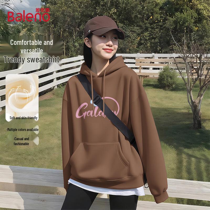 Baleno Women's Oversized Hooded Pullover Sweatshirt