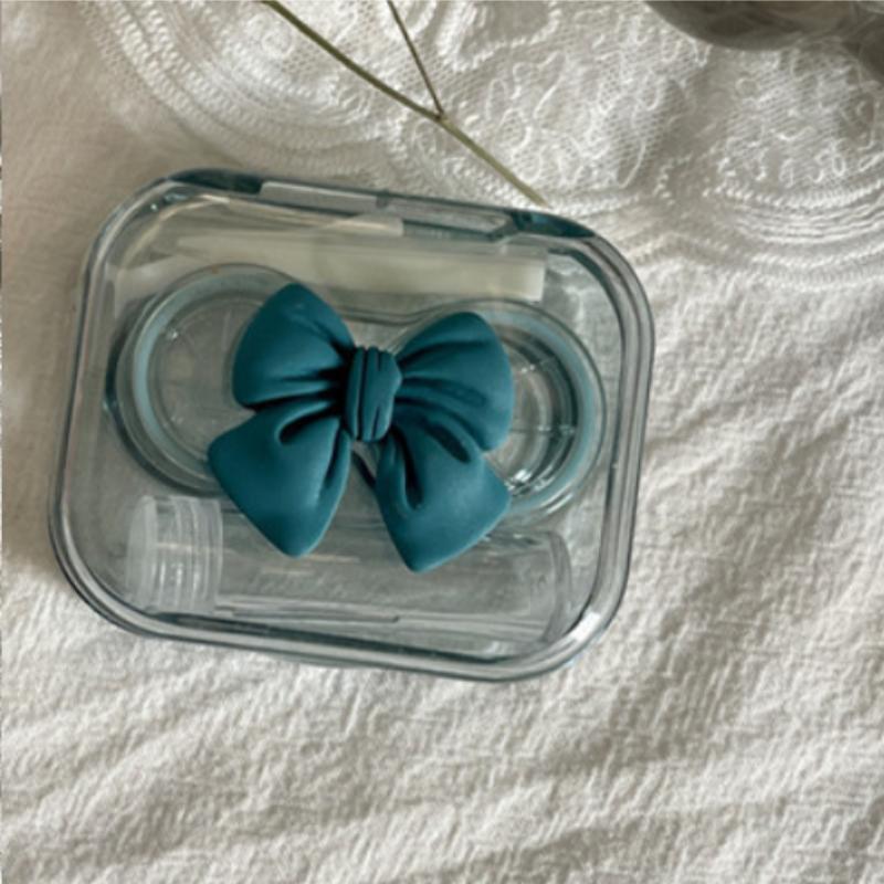 Effen Kleur Meisjes Contactlenzen Box Lens Case Vrouwen Draagbare Leuke Brillenkoker Houder Ogen Care Tools Kit Set Container