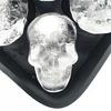 3D Skull Flexible Silicone Ice Cube Mold Ice Cream Cake Mold Kicthen Tools