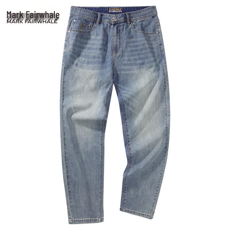 

Mark Fairwhale Men s Loose Straight Light Wash Jeans 180/86A/35