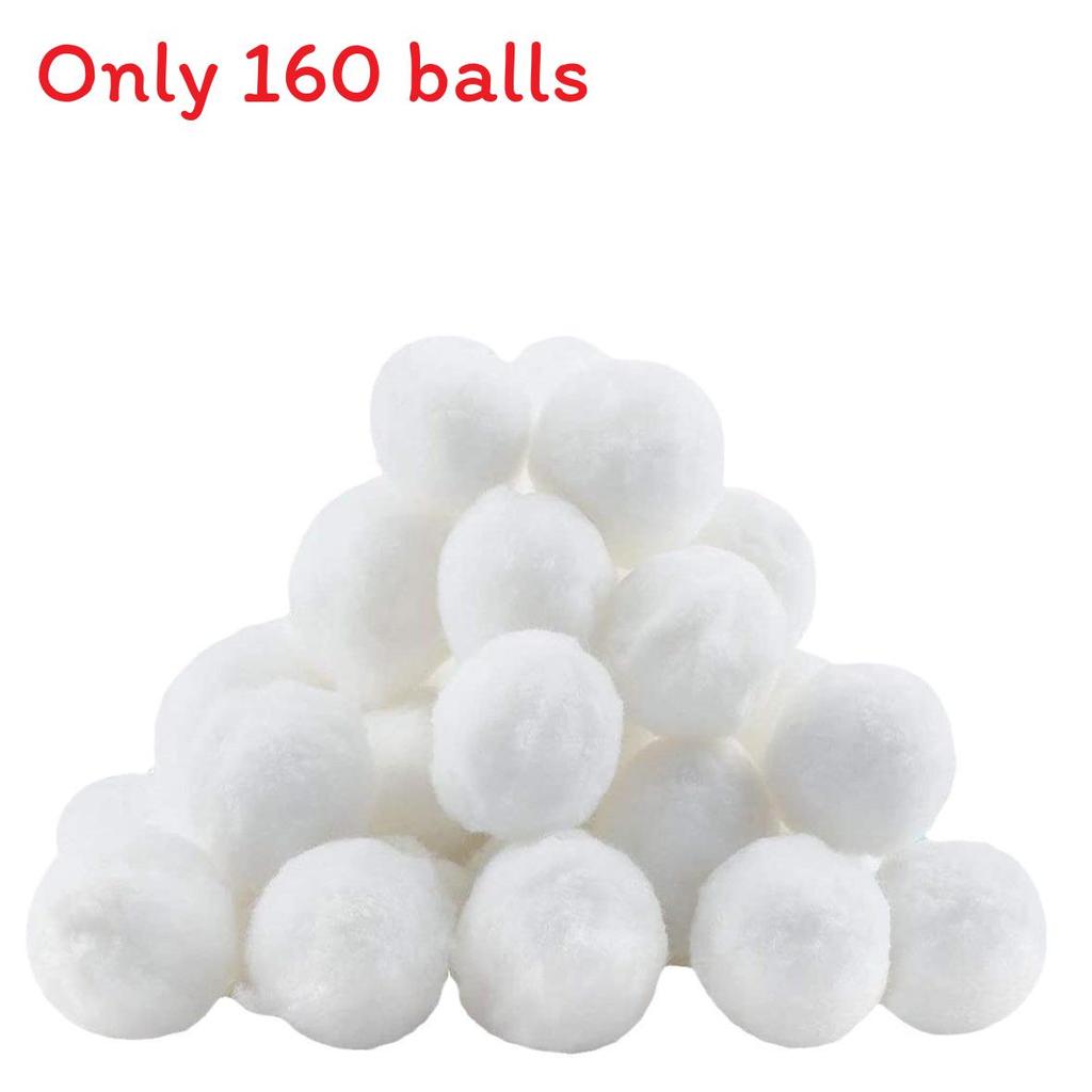 Water Filtration Media With White Fiber Ball For Pool And Aquarium Purification