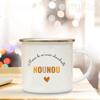 Thank You for Pampering Me Nanny Printed Mugs Creative Coffee Cups Drinks Water Cup Enamel Mug Handle Drinkware Gift for Nounou