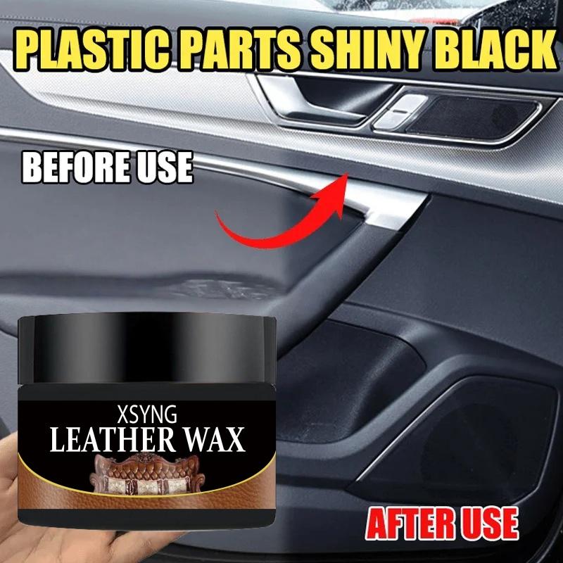 Car Leather Component Repair Wax - a Product for Restoring The Shine of Black Interior Decorations And Dashboards
