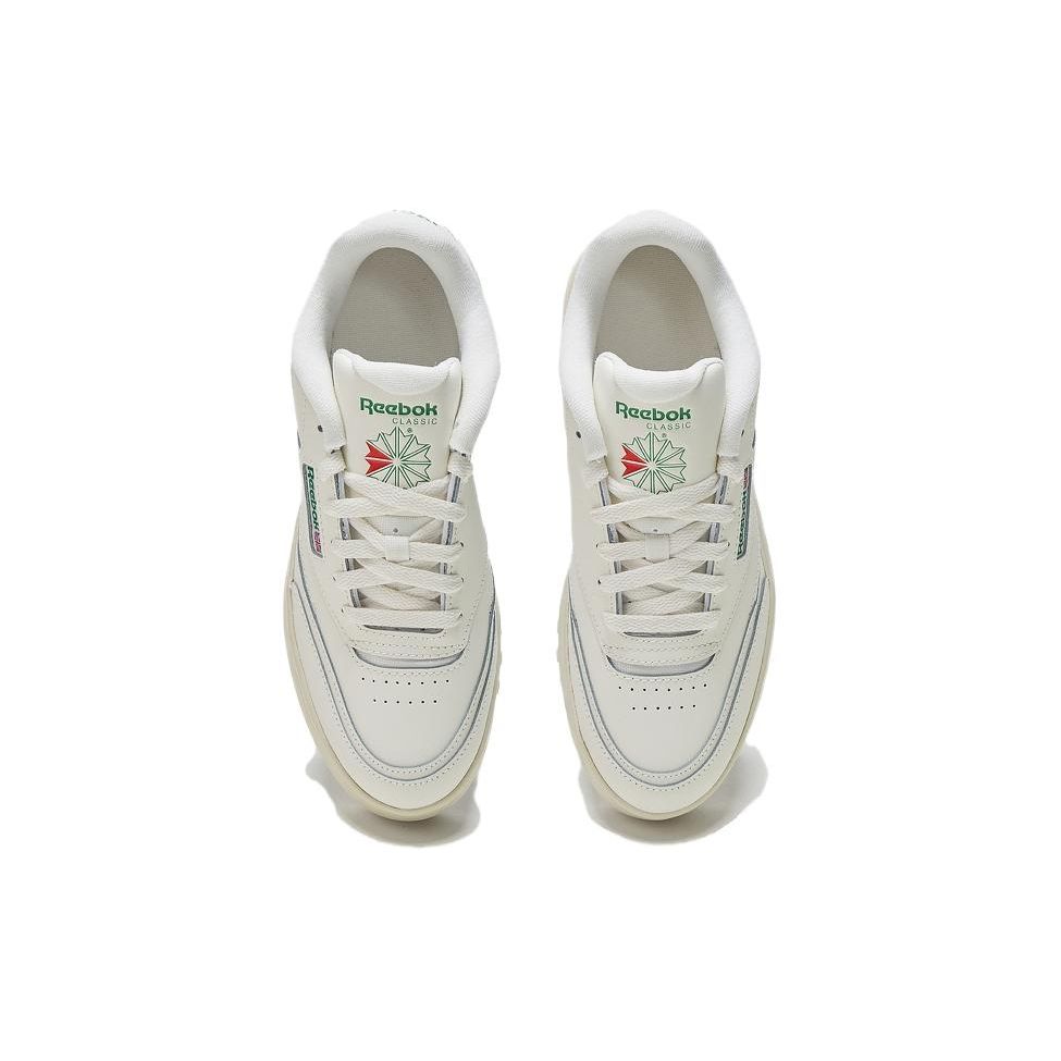 Reebok Damen Club C Extra Chalk Chalk Glen Green 100010060