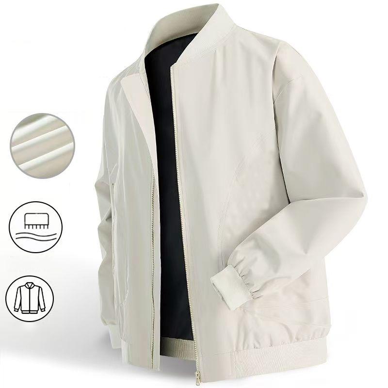 Men's Bomber Jacket Coats Lightweight Windbreaker Spring Streetwear Fall Casual Jackets for Men Outdoor Mens Coats
