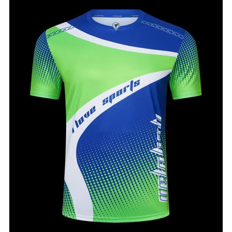 Breathable Sweat-Absorbent Sports Shirts Men Women Ideal Badminton Table Tennis Training