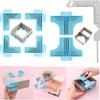 Corner Guides for Chipboard Boxes Divider Assembly Clamps for Gift Box Making DIY Scrapbooking Book Cover Dioramas Decoration