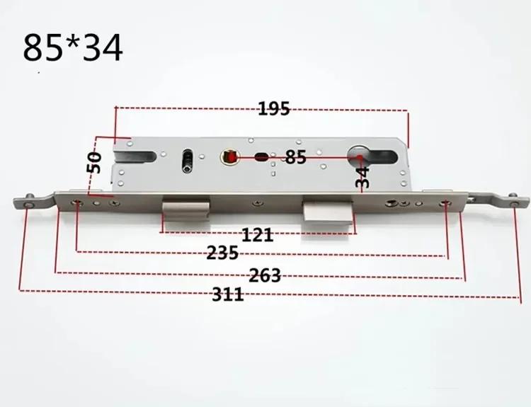 Aluminum Alloy Door Lock Body Margin 8534 8530 9230 9234 Lift Handle Lock It for 32mm Lock Cylinder