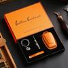 Korean Special Key Protective Cover Is Suitable for Lawns Genesis Gv80 High-end Leather Car Key Bag.