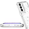 For Samsung Galaxy A16 4G/5G Case Acrylic TPU Clear Phone Cover with Laser-printed Film