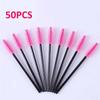 50Pcs Disposable Eyelash Spiral Brush Eyebrow Brush Eyelash Extension Comb Make Up Tool Travel Business Portable