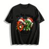 Tis The Season To Be Jolly 67 Christmas Light Graphic Tee Pure Cotton T-shirt