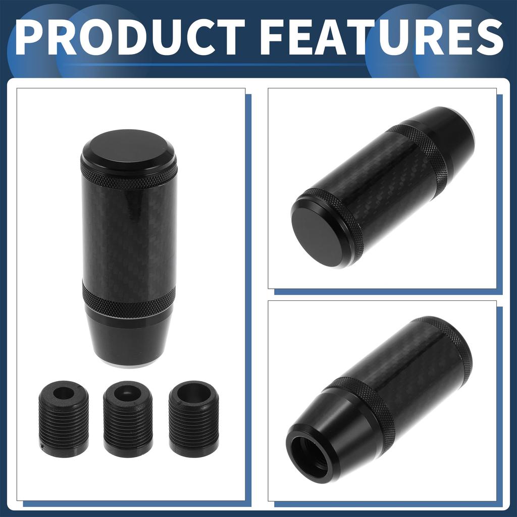 INFINAUTO Matte Frosted Finish Shift Knob 9.5cm Automatic Manual Car Gear Shift Knob with