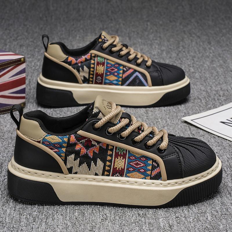 

CYYTL Mens Shoes Casual Skateboard Sneakers Luxury Leather Summer Outdoor Hiking Designer Sports Tennis Running Platform Loafers 44