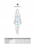 Women's Midi Knitted Dress with Slit, Classic Stripes, MORAJ L OFF WHITE