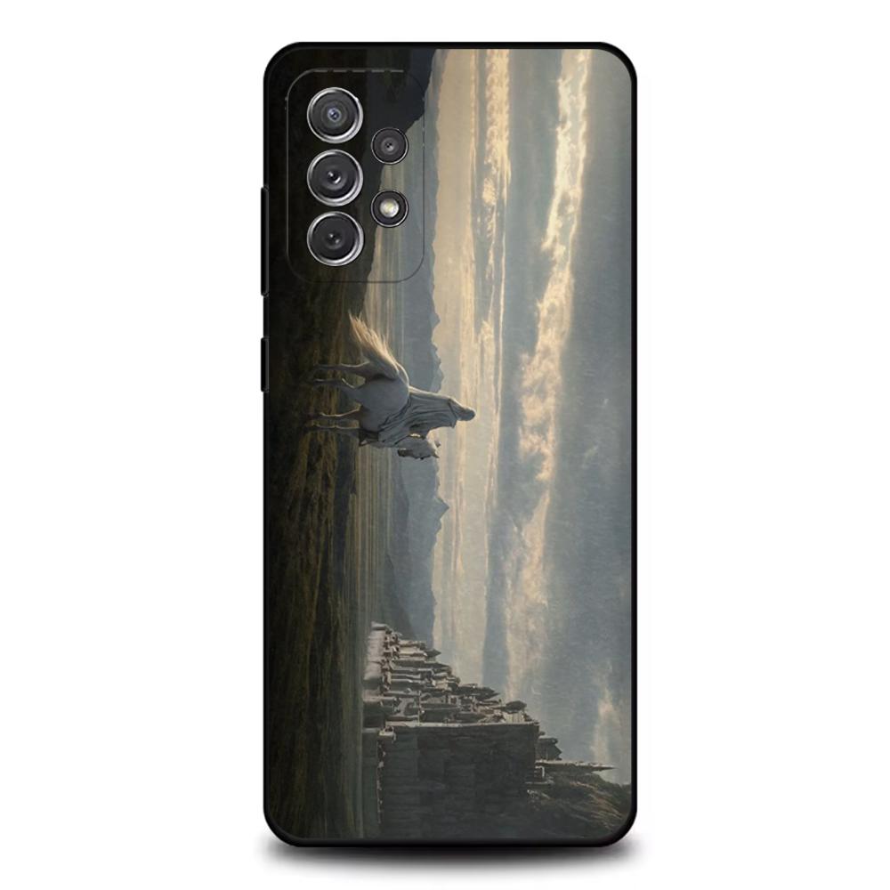 Movie The L-Lord R-Rings Phone Case For Samsung S25,S24,S21,S22,S23,S30,Ultra,S20,Plus,Fe,Lite,Note,10,9,5G Black Cover