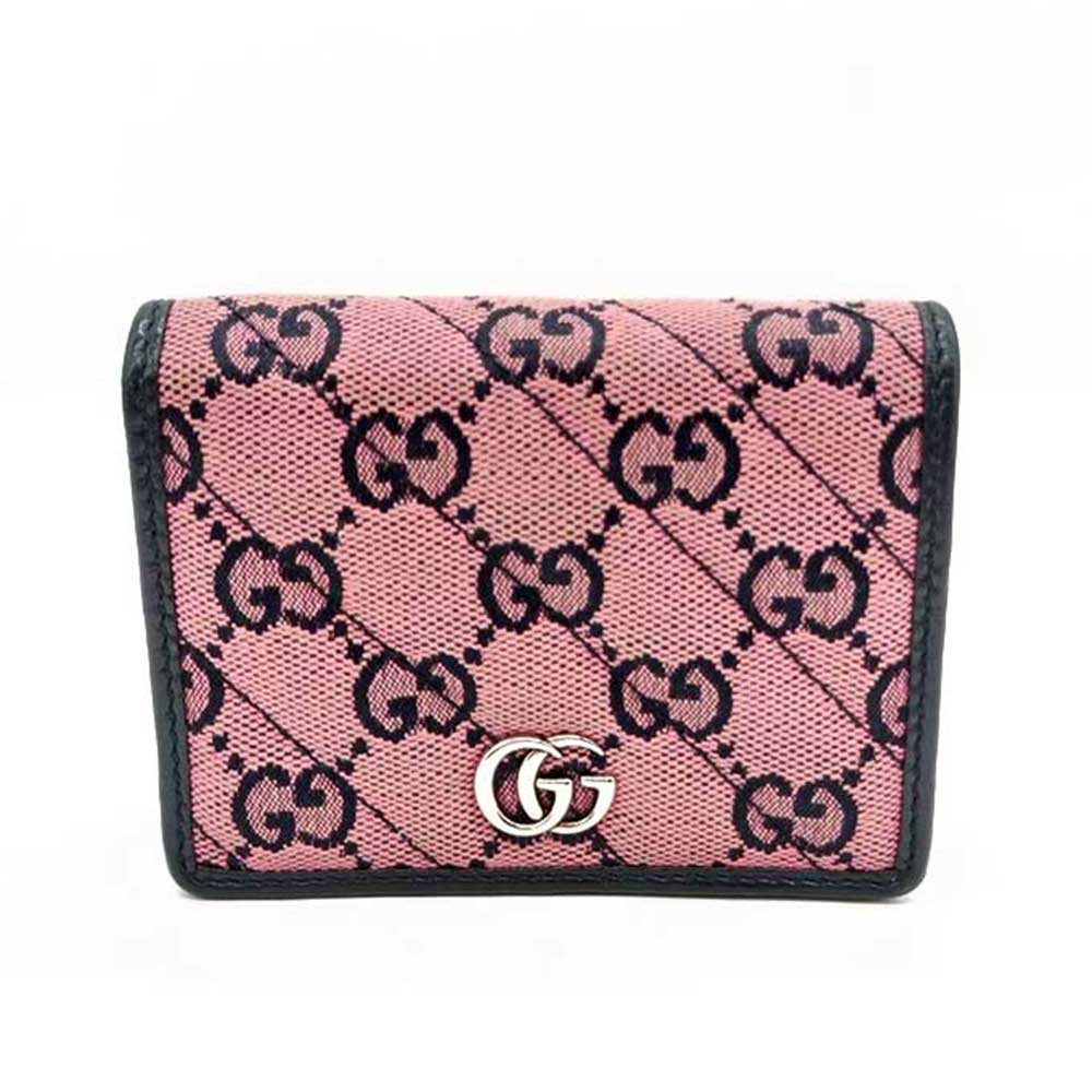 Б/у Кошелек GUCCI GG Marmont Bifold холст Женский
