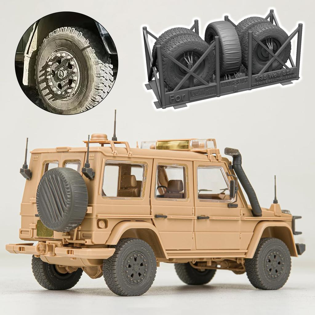 Liang Modell Varg SSA Detaljsats 1 Neverland Plastmodell Delar 1/35 (för hobby) LIANG-S103 (Militärfordon)