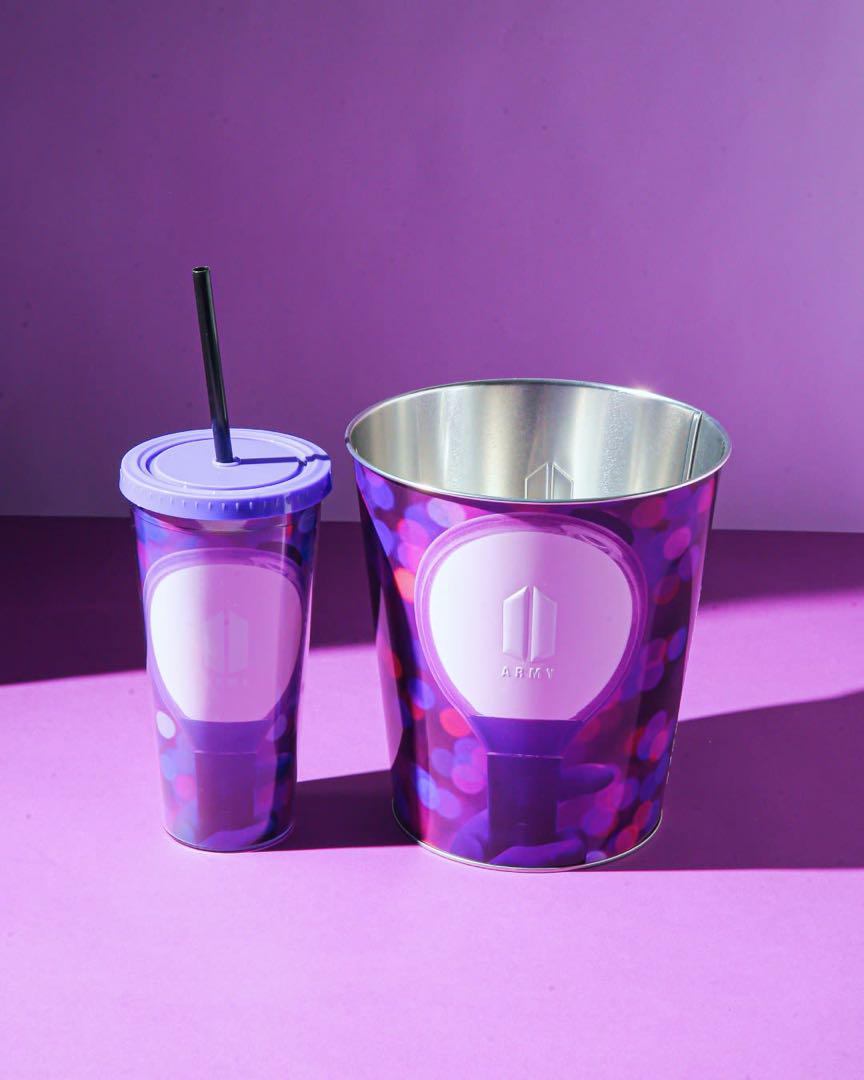 

[USED] Same-day shipping available from Korea s Megabox BTS ARMY cups, tumblers, and buckets.