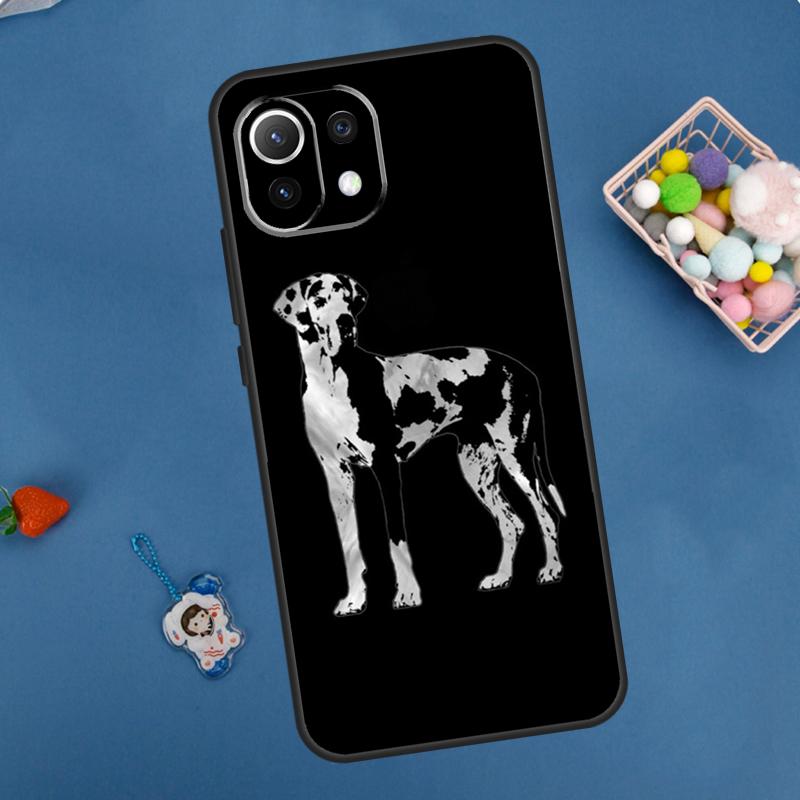 Great Dane Dog Watercolor Case For Xiaomi 13 14 15 Ultra 11T 12T 13T 14T Pro POCO X7 Pro X3 X5 X6 M6 F5 F6 Pro Cover