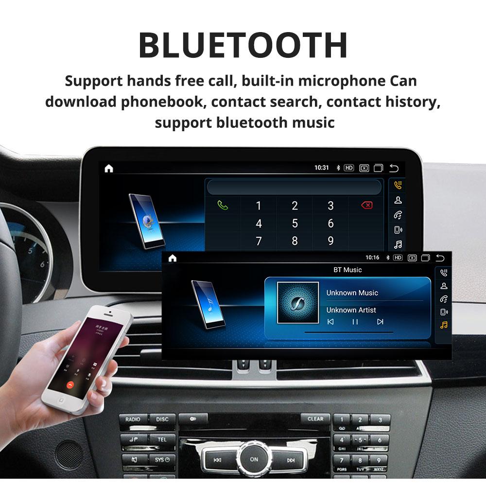 10.25'' Android 13 Car Radio For Mercedes C Class W204 W205 2008-2018 LHD Multimedia GPS Player Carplay Auto Screen BT