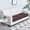Polar Fleece Sofa Seat Cushion Cover Jacquard Seat Cover Elasticized Machine Washable Removable Slipcover Sofa Covers Home Furniture Protector