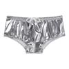 Pánské plavky Wet Look Lakovaná kůže Low Rise Boxerky se stahovací šňůrkou Plavky