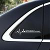 vhcp9 2PCS Creative Car Side Window Decor Stickers For Mitsubishi Asx L200 Mirage Pajero Attrage Xpander Lancer Outlander Accessories