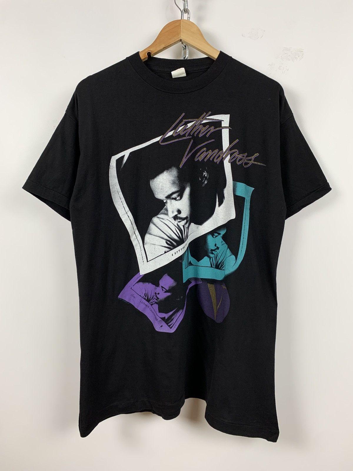 1988 Vintage Luther Vandross Rap Size L-XL Unisex T-Shirt XL