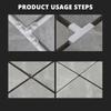 200 Pieces Practical 10mm 3/8 Inch Clear Flooring Spacers Accessory for Bricklaying and Deck Board Leveling Solution