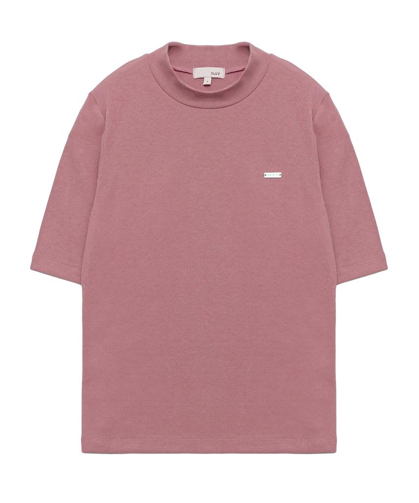 Eilubeu Half Sleeve Modal Ribbed Tee Aqits001D (A Type)