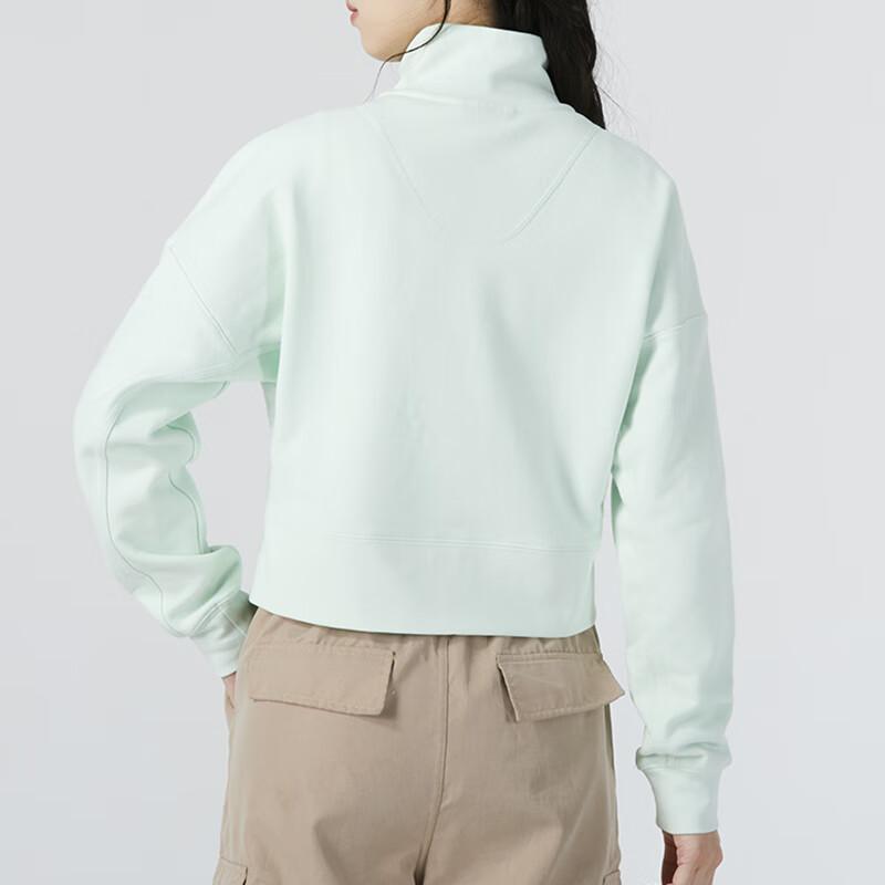 Adidas Solid Color Logo Stand Collar Long Sleeve Jacket Women Jackets Green IM8849