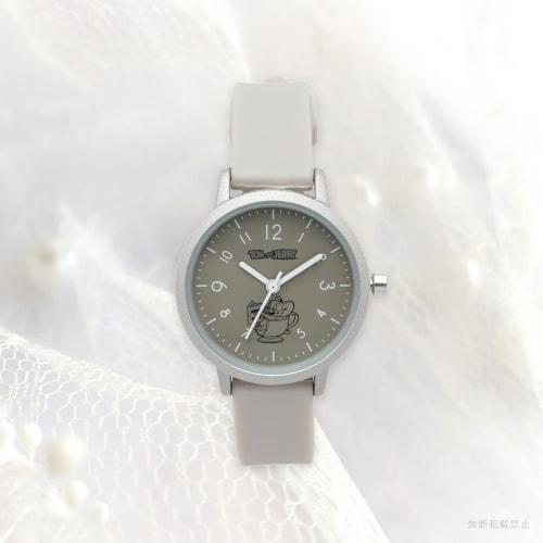 Fieldwork Women's Tom & Jerry Analog Watch with Silicone Strap, Lineart Rubber Watch, Taffy Gray, TAJ005-2