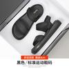 Augustine Black Sandals Women's 2025 New Summer Wear Velcro Flat-bottomed Sports Casual Beach Shoes